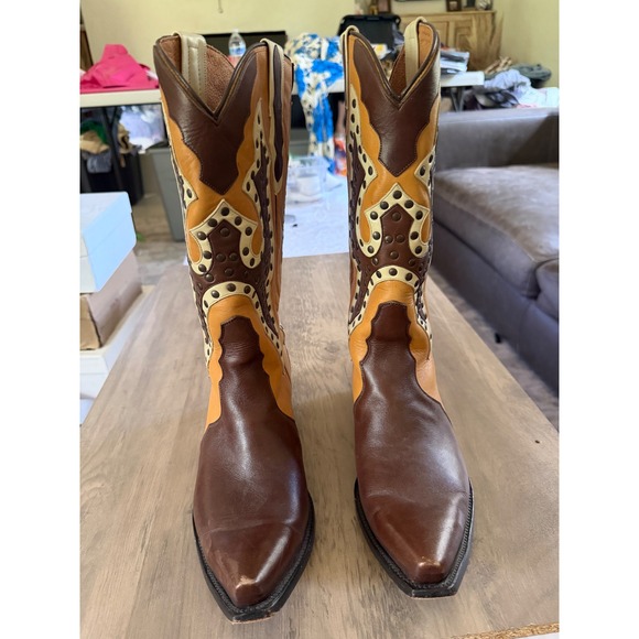 Shoes - Lane Royal Tri-Color Boots, Size 10, Excellent Condition
